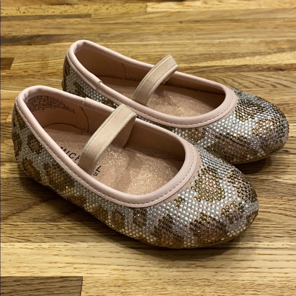 Michael Kors Rover Teana Toddler Pink Leopard 6